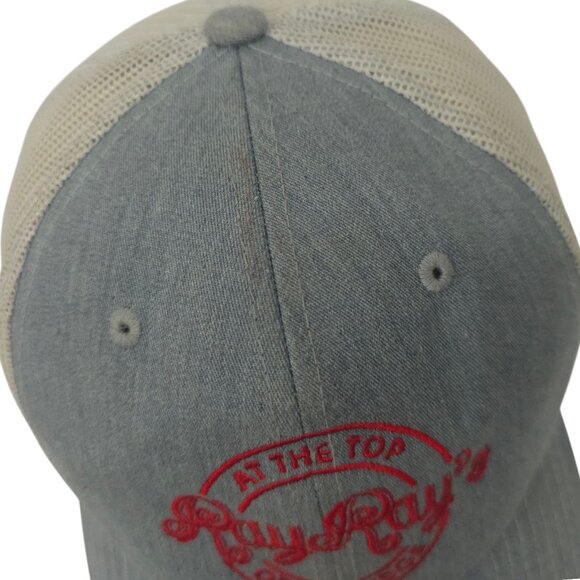 Ray Rays Mesh Snapback Cap Trucker Baseball Hat Embroidered Logo - Picture 7 of 14